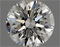 Diamante Natural 0.71 quilates, Redondo , Color G, claridad VVS2 y certificado IGI