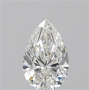 Picture of Natural Diamond 0.72 Carats, Pear with  Cut, G Color, VS2 Clarity and Certified by GIA