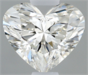 Natural Diamond 0.47 Carats, Heart with  Cut, I Color, VVS1 Clarity and Certified by GIA