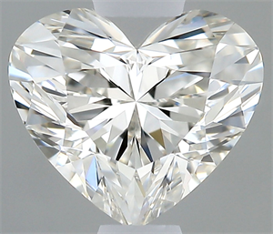 Picture of Natural Diamond 0.47 Carats, Heart with  Cut, I Color, VVS1 Clarity and Certified by GIA