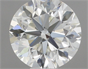 Natural Diamond 0.90 Carats, Round with Very Good Cut, H Color, VVS1 Clarity and Certified by IGI