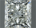 Natural Diamond 1.00 Carats, Princess with  Cut, I Color, VVS1 Clarity and Certified by IGI