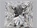 Natural Diamond 0.40 Carats, Princess with  Cut, E Color, VS1 Clarity and Certified by GIA