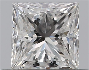 Picture of Natural Diamond 0.40 Carats, Princess with  Cut, E Color, VS1 Clarity and Certified by GIA