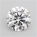 Lab Grown Diamond 1.04 Carats, Round with Excellent Cut, D Color, VVS2 Clarity and Certified by IGI