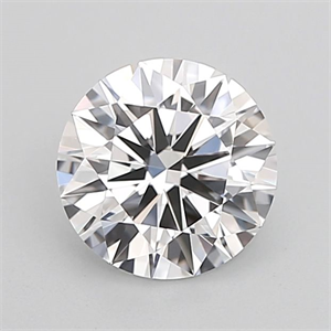 Picture of Lab Grown Diamond 1.04 Carats, Round with Excellent Cut, D Color, VVS2 Clarity and Certified by IGI