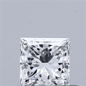 Picture of Natural Diamond 0.43 Carats, Princess with  Cut, E Color, VS1 Clarity and Certified by GIA