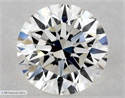 Natural Diamond 0.59 Carats, Round with Excellent Cut, I Color, VVS1 Clarity and Certified by GIA