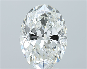 Picture of Natural Diamond 3.00 Carats, Oval with  Cut, G Color, SI2 Clarity and Certified by GIA