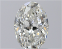 Natural Diamond 0.81 Carats, Oval with  Cut, H Color, VVS1 Clarity and Certified by GIA