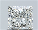 Diamante Natural 1.01 quilates, Princesa , Color I, claridad VS2 y certificado GIA