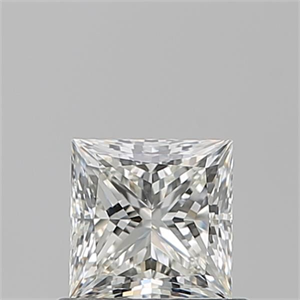 Picture of Natural Diamond 0.73 Carats, Princess with  Cut, I Color, VVS2 Clarity and Certified by GIA
