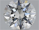 Diamante Natural 0.50 quilates, Redondo , Color F, claridad VS2 y certificado GIA