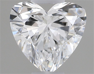Picture of Natural Diamond 0.40 Carats, Heart with  Cut, D Color, VS1 Clarity and Certified by GIA