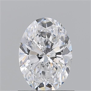 Picture of Natural Diamond 1.01 Carats, Oval with  Cut, D Color, SI2 Clarity and Certified by GIA