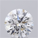 Lab Grown Diamond 2.45 Carats, Round with Ideal Cut, D Color, IF Clarity and Certified by IGI