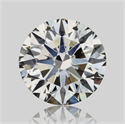 Natural Diamond 0.75 Carats, Round with Excellent Cut, L Color, VS2 Clarity and Certified by GIA