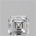 Diamante Natural 1.02 quilates, Asscher , Color F, claridad SI2 y certificado GIA
