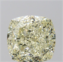 Natural Diamond 3.11 Carats, Cushion with  Cut, N Color, VVS2 Clarity and Certified by GIA