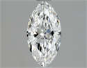 Natural Diamond 0.71 Carats, Marquise with  Cut, E Color, VVS2 Clarity and Certified by GIA