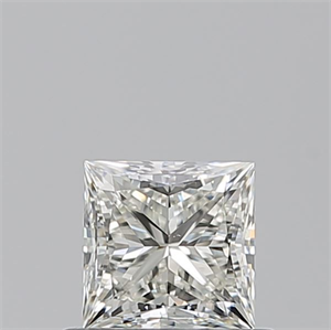 Picture of Natural Diamond 0.70 Carats, Princess with  Cut, J Color, VS2 Clarity and Certified by GIA
