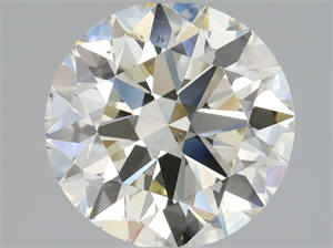 Picture of Natural Diamond 2.01 Carats, Round with Excellent Cut, L Color, VS2 Clarity and Certified by HRD