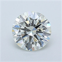Natural Diamond 0.70 Carats, Round with Excellent Cut, K Color, VS1 Clarity and Certified by GIA