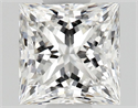 Natural Diamond 0.53 Carats, Princess with  Cut, E Color, VS1 Clarity and Certified by GIA