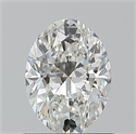 Natural Diamond 0.90 Carats, Oval with  Cut, G Color, VS1 Clarity and Certified by GIA