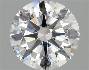 Picture of Lab Grown Diamond 3.42 Carats, Round with Ideal Cut, E Color, VS1 Clarity and Certified by IGI
