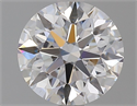 Natural Diamond 1.55 Carats, Round with Excellent Cut, F Color, VS1 Clarity and Certified by GIA
