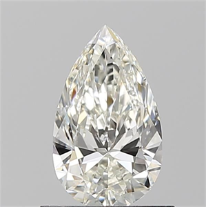 Picture of Natural Diamond 0.70 Carats, Pear with  Cut, I Color, IF Clarity and Certified by GIA