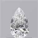 Diamante Natural 0.52 quilates, De pera , Color D, claridad SI1 y certificado GIA