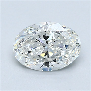 Picture of Natural Diamond 1.20 Carats, Oval with  Cut, G Color, VS2 Clarity and Certified by GIA