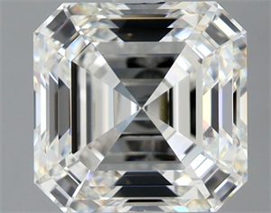 Picture of Natural Diamond 2.01 Carats, Asscher with  Cut, G Color, VVS1 Clarity and Certified by GIA