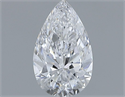 Diamante Natural 0.51 quilates, De pera , Color D, claridad VVS1 y certificado GIA