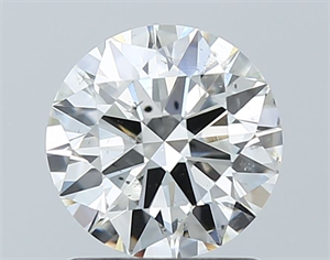 Picture of Natural Diamond 1.20 Carats, Round with Excellent Cut, I Color, SI1 Clarity and Certified by GIA