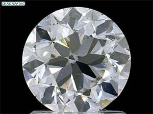 Picture of Natural Diamond 1.50 Carats, Round with Very Good Cut, H Color, VS2 Clarity and Certified by GIA