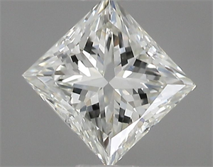 Picture of Natural Diamond 0.51 Carats, Princess with  Cut, I Color, VS1 Clarity and Certified by IGI