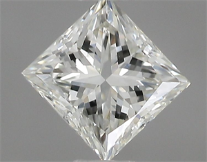 Picture of Natural Diamond 0.51 Carats, Princess with  Cut, I Color, VS1 Clarity and Certified by IGI