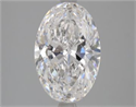 Natural Diamond 3.01 Carats, Oval with  Cut, D Color, SI2 Clarity and Certified by GIA