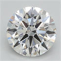 Lab Grown Diamond 1.04 Carats, Round with Ideal Cut, D Color, VVS2 Clarity and Certified by IGI