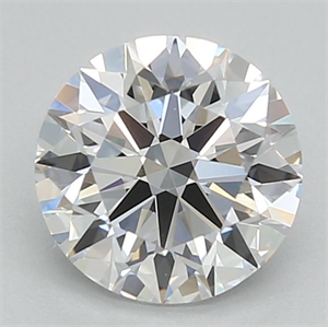 Picture of Lab Grown Diamond 1.04 Carats, Round with Ideal Cut, D Color, VVS2 Clarity and Certified by IGI