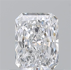 Picture of Natural Diamond 0.70 Carats, Radiant with  Cut, D Color, VVS2 Clarity and Certified by GIA