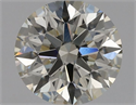 Natural Diamond 1.09 Carats, Round with Excellent Cut, L Color, VVS1 Clarity and Certified by GIA