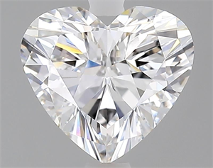 Picture of Natural Diamond 1.50 Carats, Heart with  Cut, E Color, VVS2 Clarity and Certified by GIA