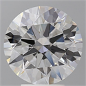 Lab Grown Diamond 4.54 Carats, Round with Ideal Cut, E Color, VS1 Clarity and Certified by IGI