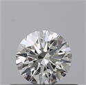 Natural Diamond 0.40 Carats, Round with Excellent Cut, G Color, VVS2 Clarity and Certified by GIA