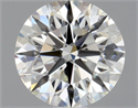 Natural Diamond 0.70 Carats, Round with Excellent Cut, I Color, VVS1 Clarity and Certified by GIA