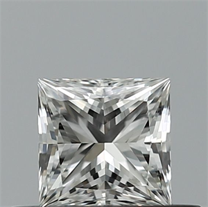 Picture of Natural Diamond 0.42 Carats, Princess with  Cut, G Color, VVS1 Clarity and Certified by GIA